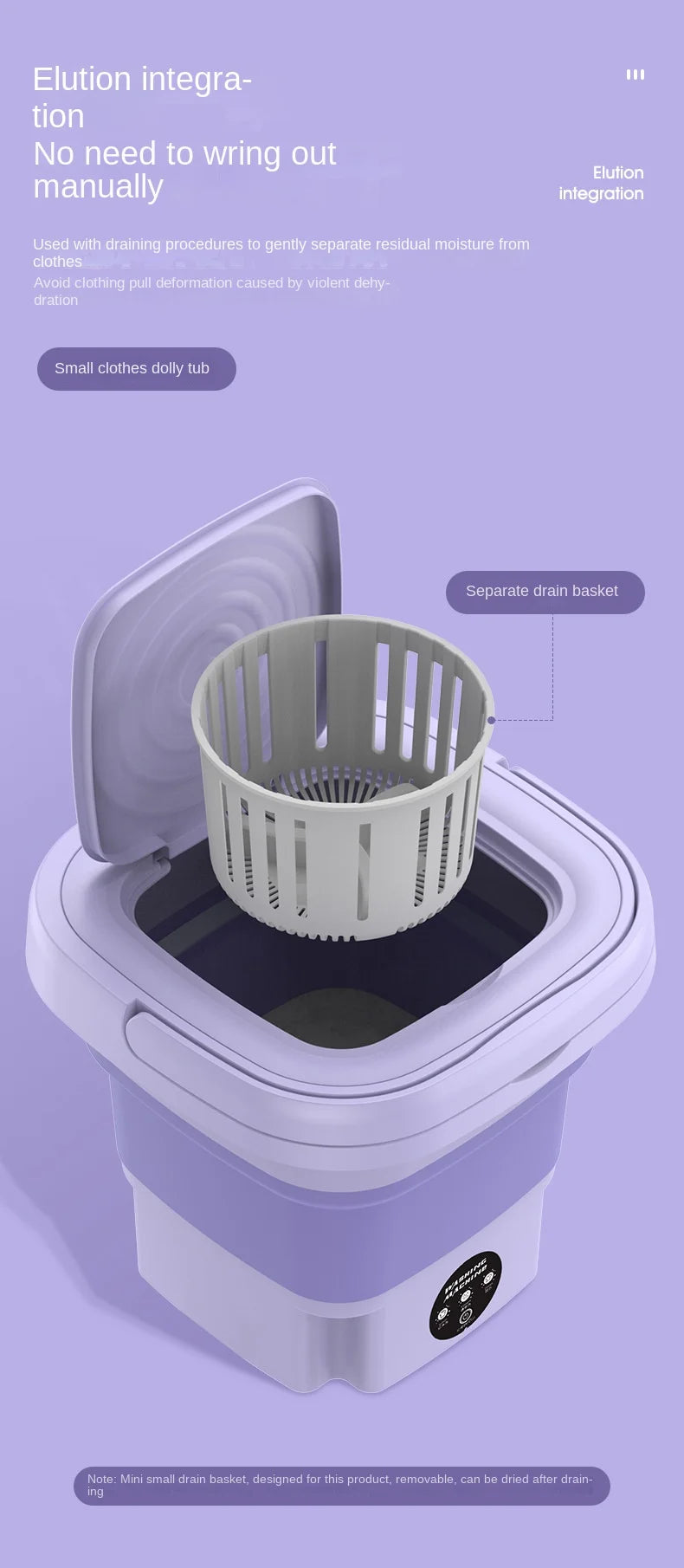 MiniWASH - Folding Washing Machine